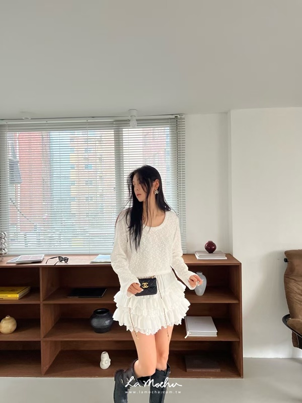星點點顆粒造型上衣